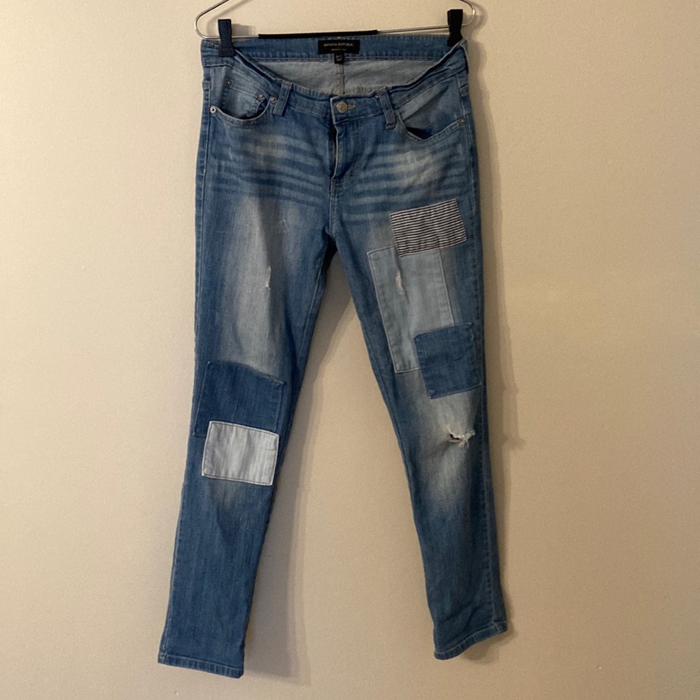 Patched jeans from Banana Republic size 4/6
